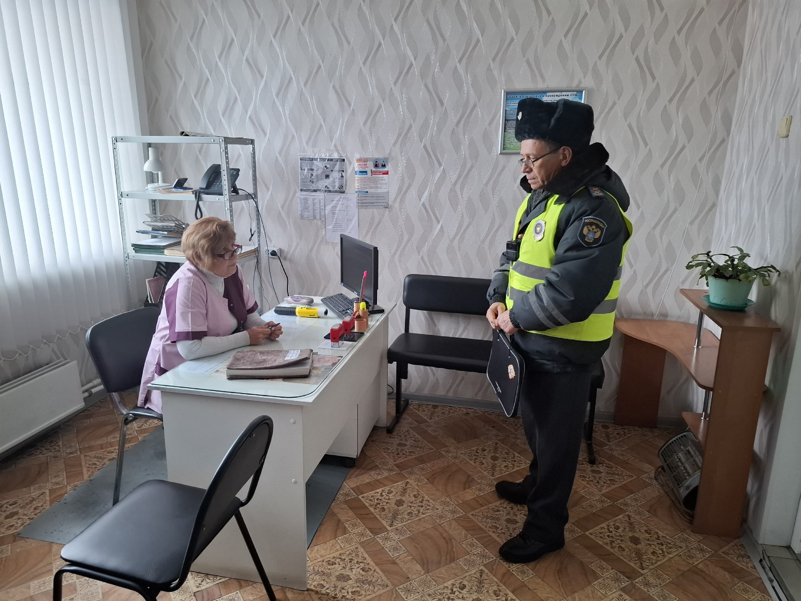 Инспекционный визит в Гурьевский филиал ГПК «Пассажиравтотранс»